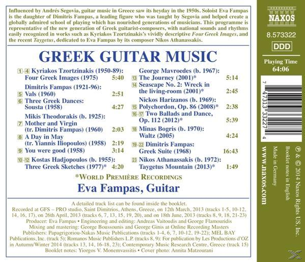 Eva Fampas - Greek Guitar Music  - (CD)