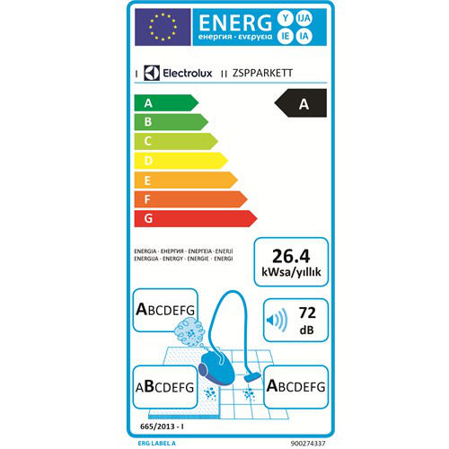 ELECTROLUX Silent Performer Parketto Toz Torbalı Elektrikli Süpürge Kırmızı ZSPPARKETT