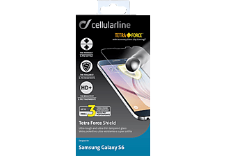 CELLULARLINE TETRAGLASSGALS6 - vitre de protection (Convient pour le modèle: Samsung Galaxy S6)