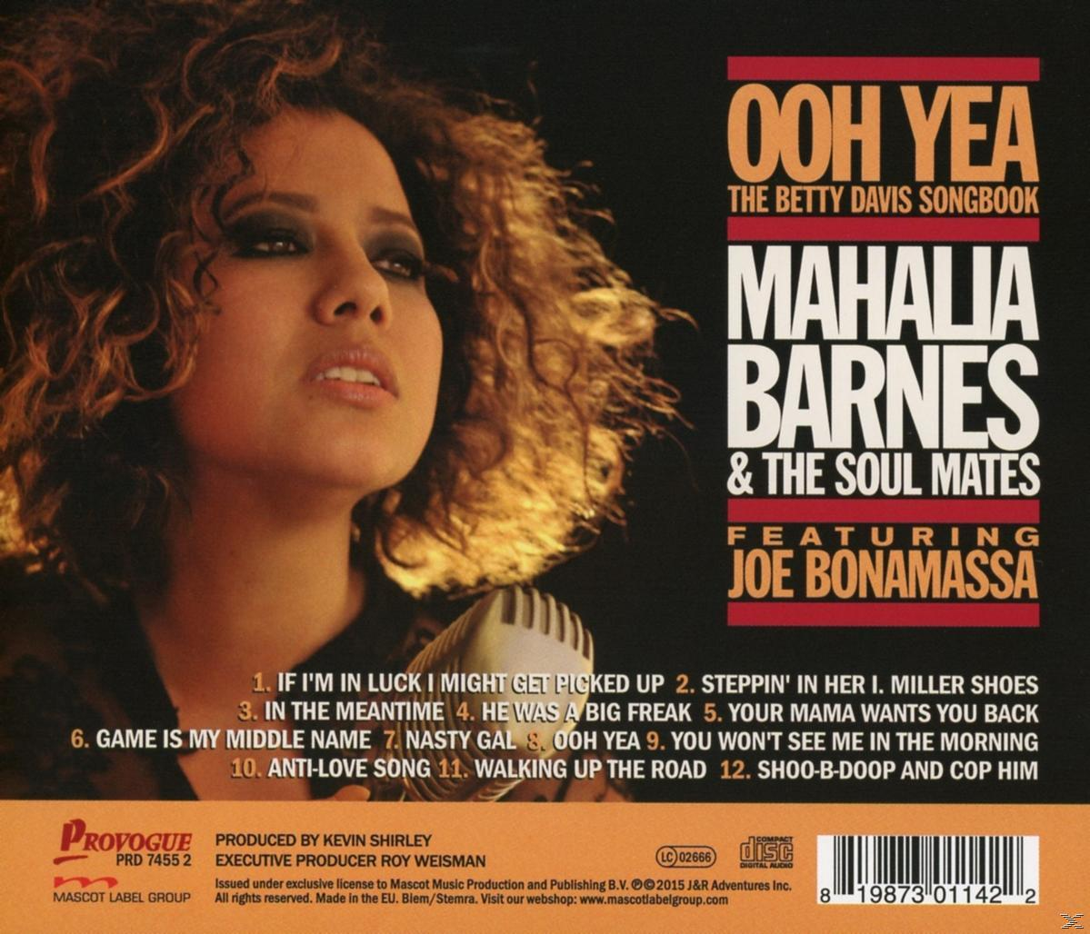 Mahalia Barnes and The Soul Mates - Ooh Yea - The Betty Davis Songbook feat. Joe Bonamassa (CD)