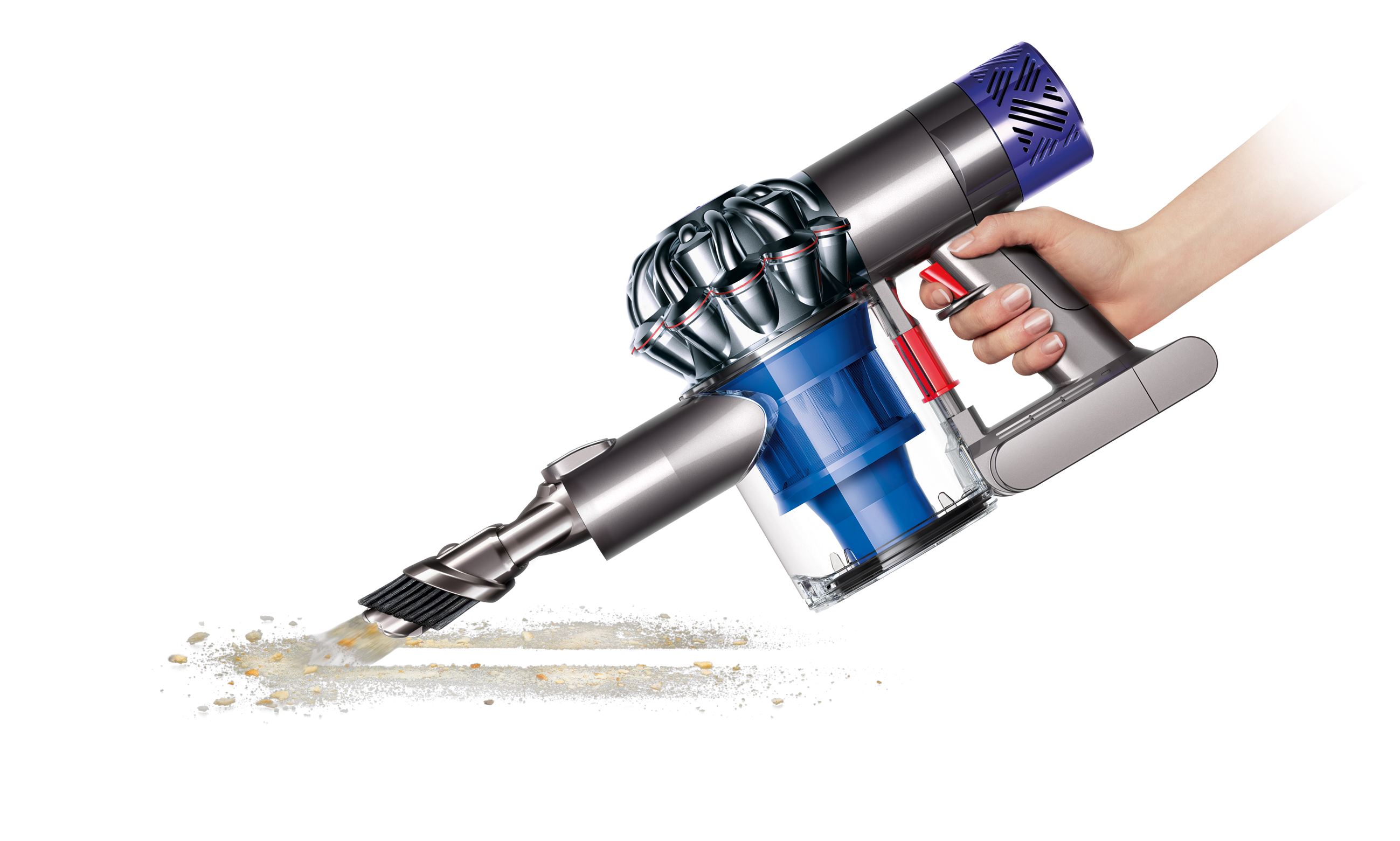 DYSON 215871-01 V6 Fluffy Stielsauger, Akkubetrieb, 350 Watt