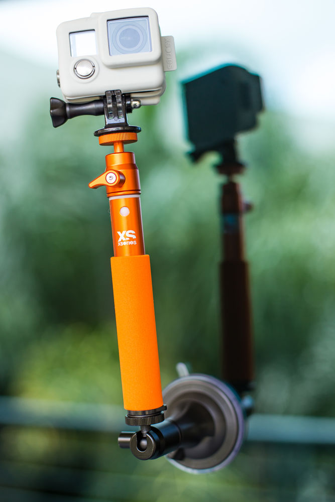 XSORIES Fix, Tilt & Shoot, Teleskopstange, Orange
