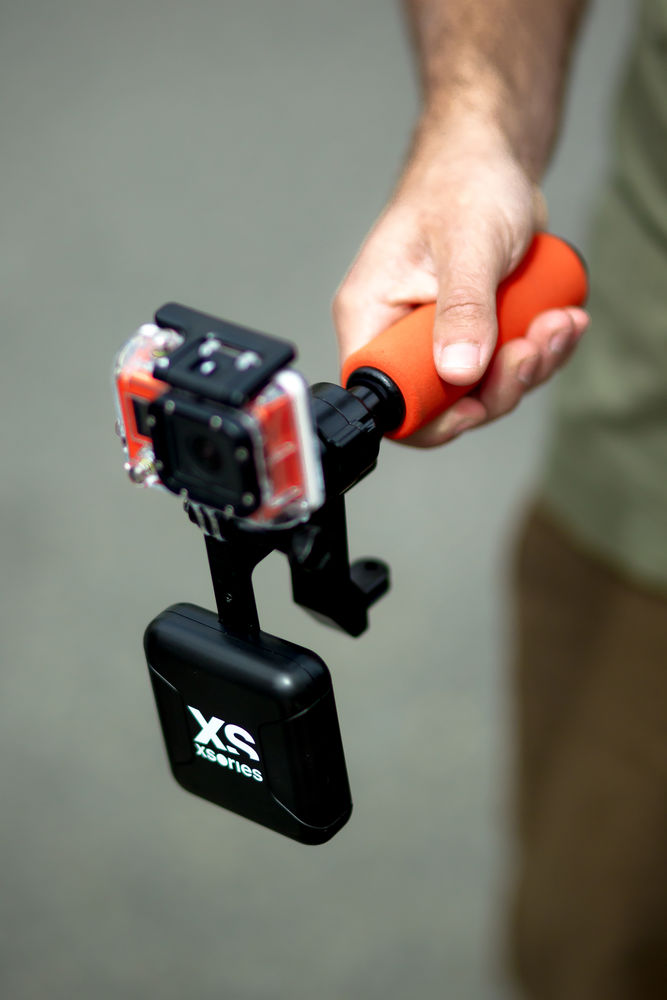 XSORIES X-Steady Electro 1 Axis, Stabilisator, Schwarz/Orange