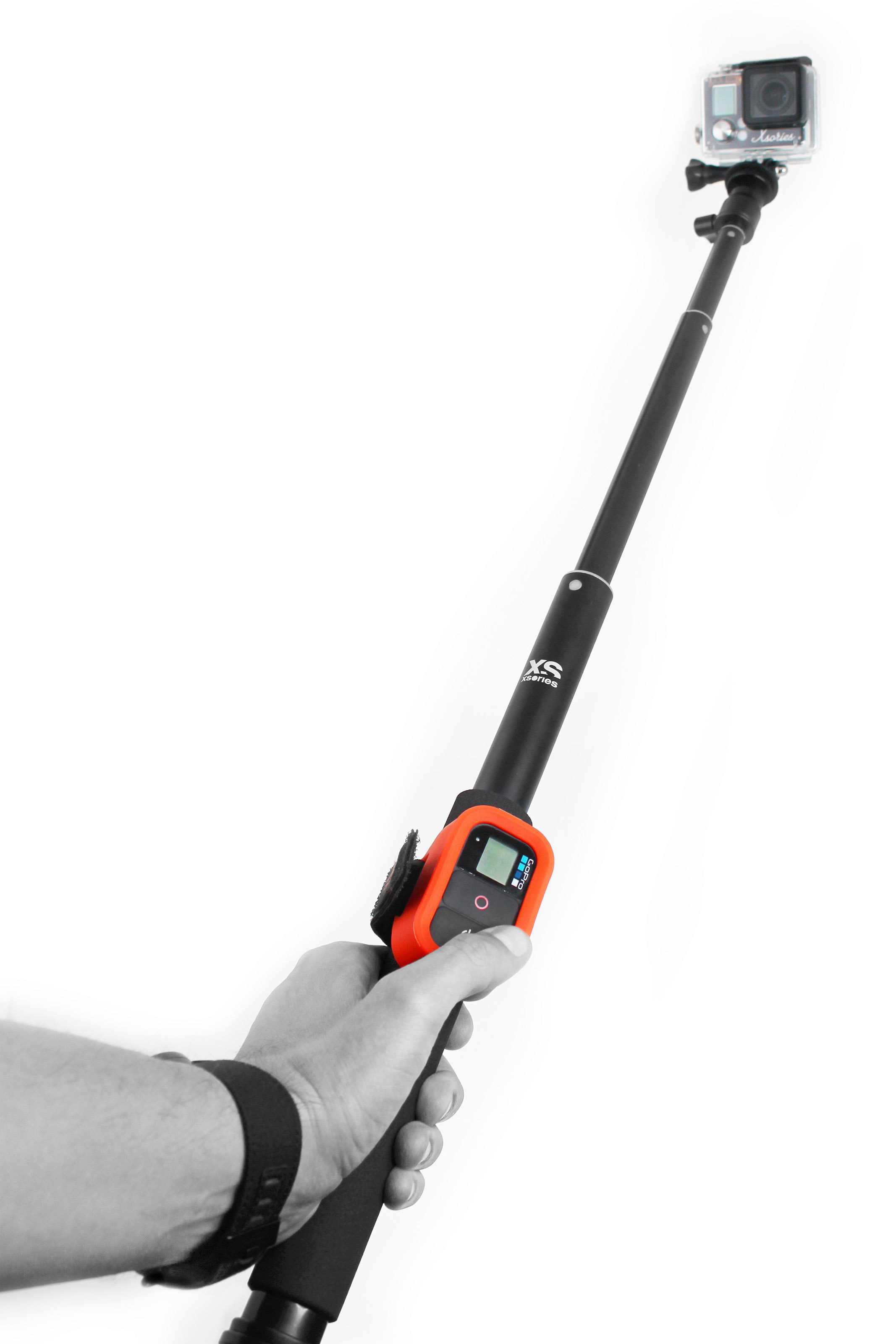 XSORIES Mega U-Shot, Teleskopstange, Silber