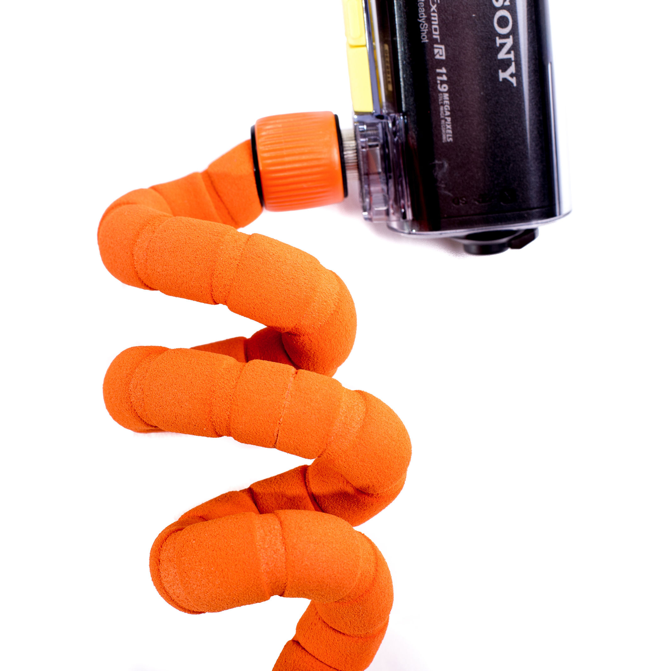 XSORIES Snake Bendy Einbein Stativ, Orange
