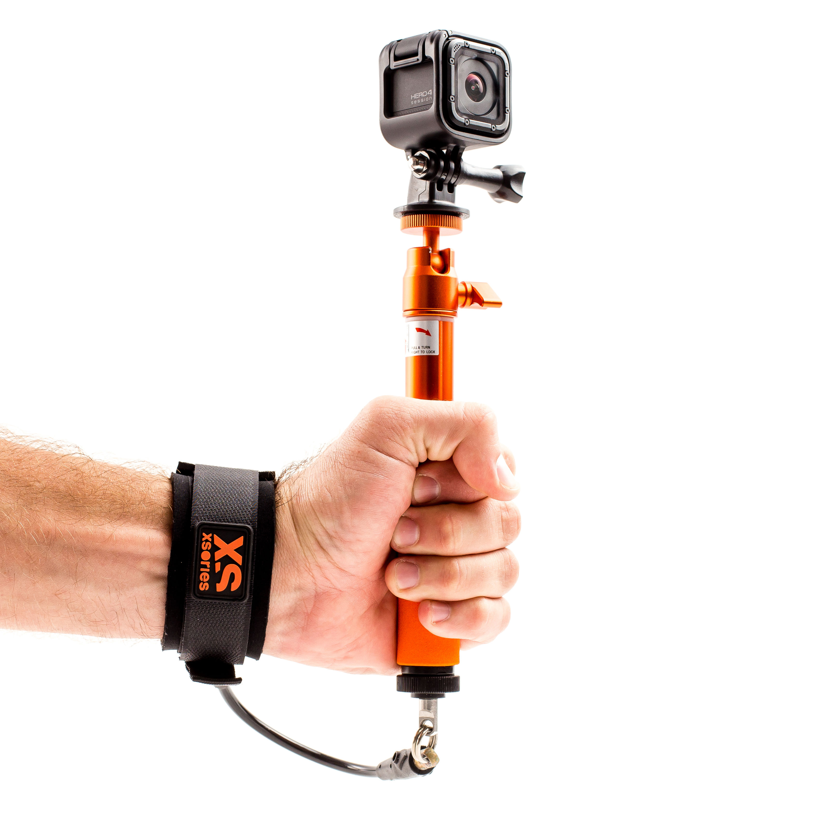 XSORIES Big U-Shot & Cord Cam Wrist, Teleskopstange, Gold
