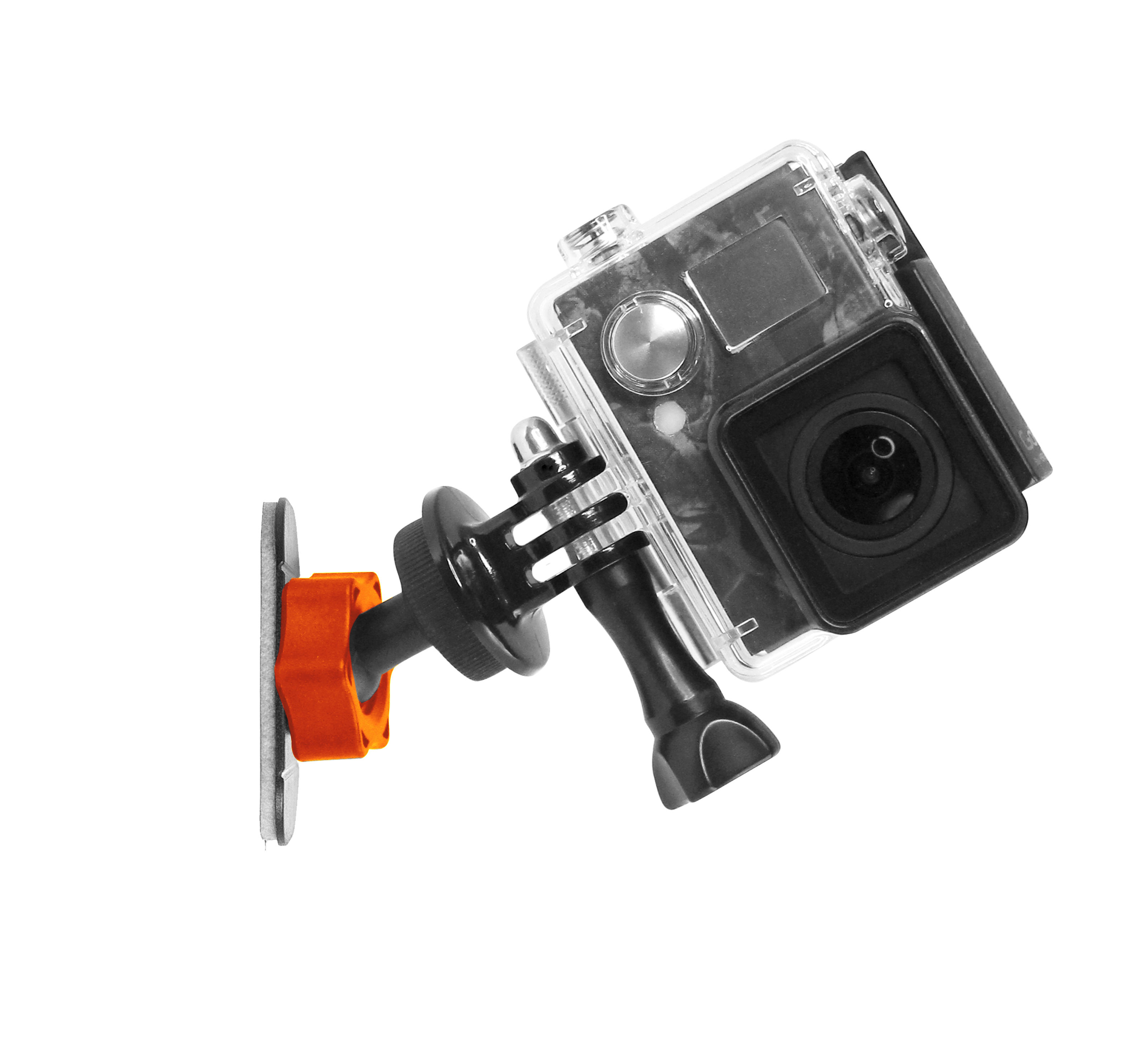 XSORIES Sticky Mounts, Halterung, Schwarz/Orange