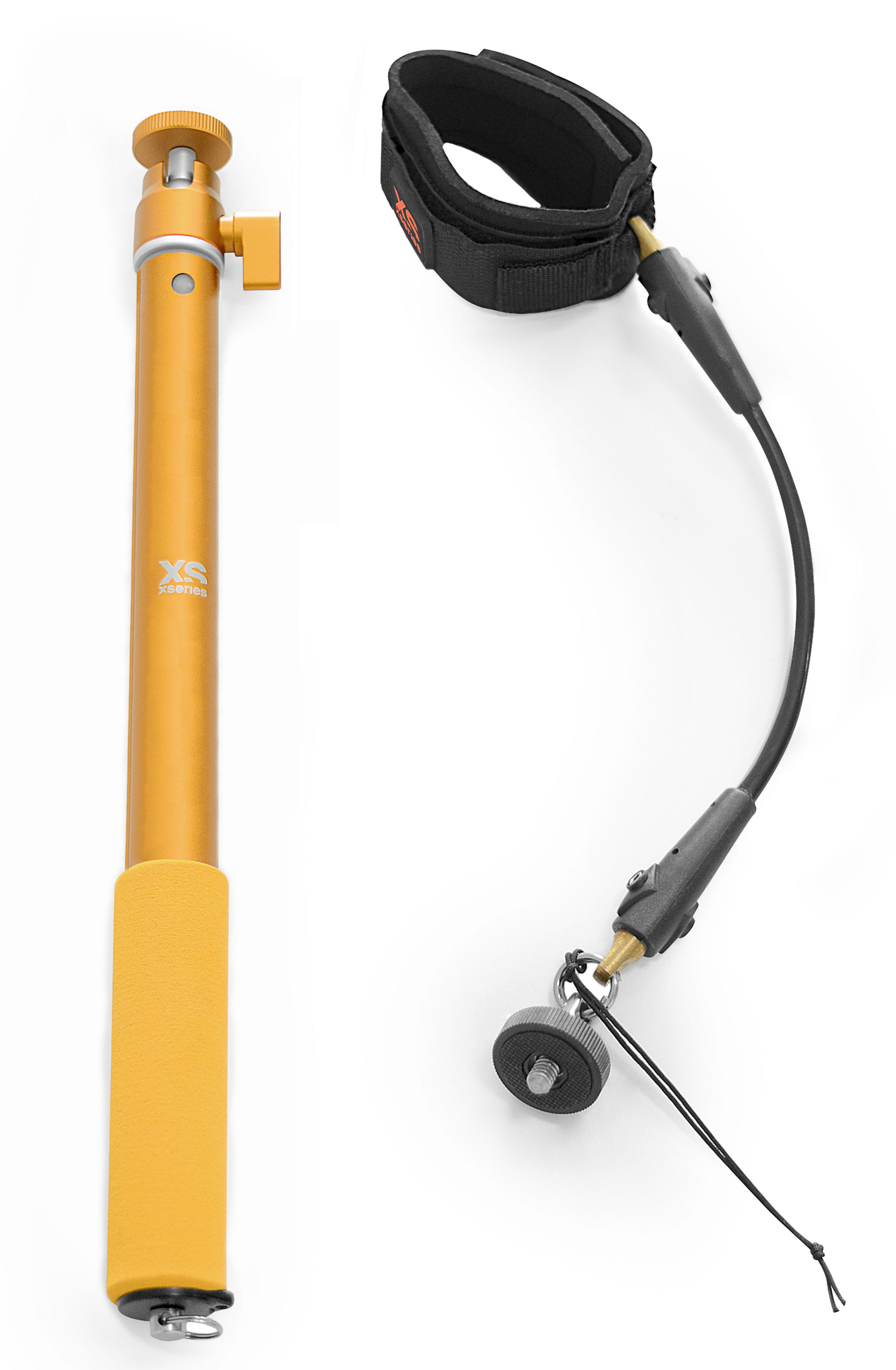 XSORIES Big U-Shot & Cord Cam Wrist, Teleskopstange, Gold