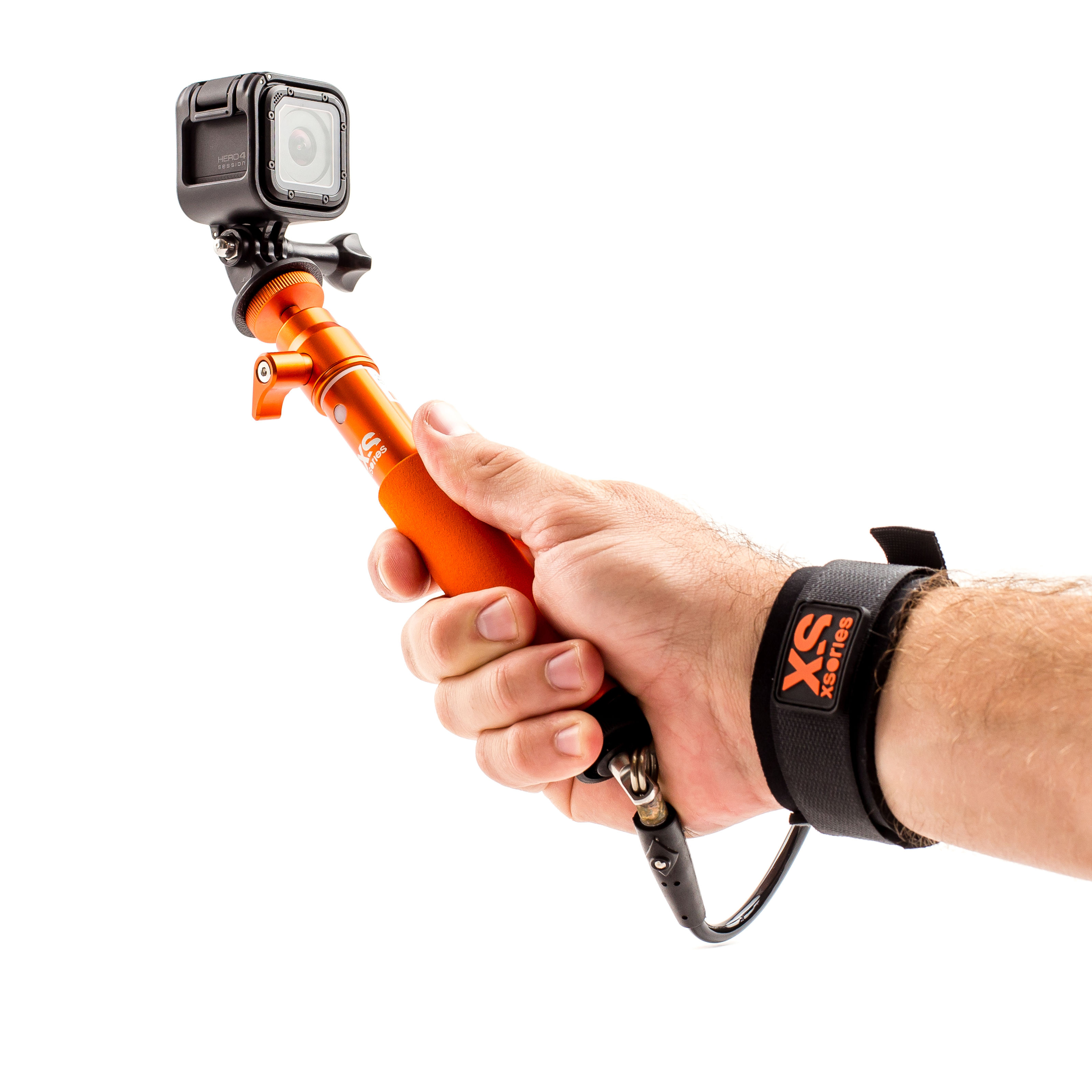 XSORIES Big U-Shot & Cord Cam Wrist, Teleskopstange, Dunkelgrau