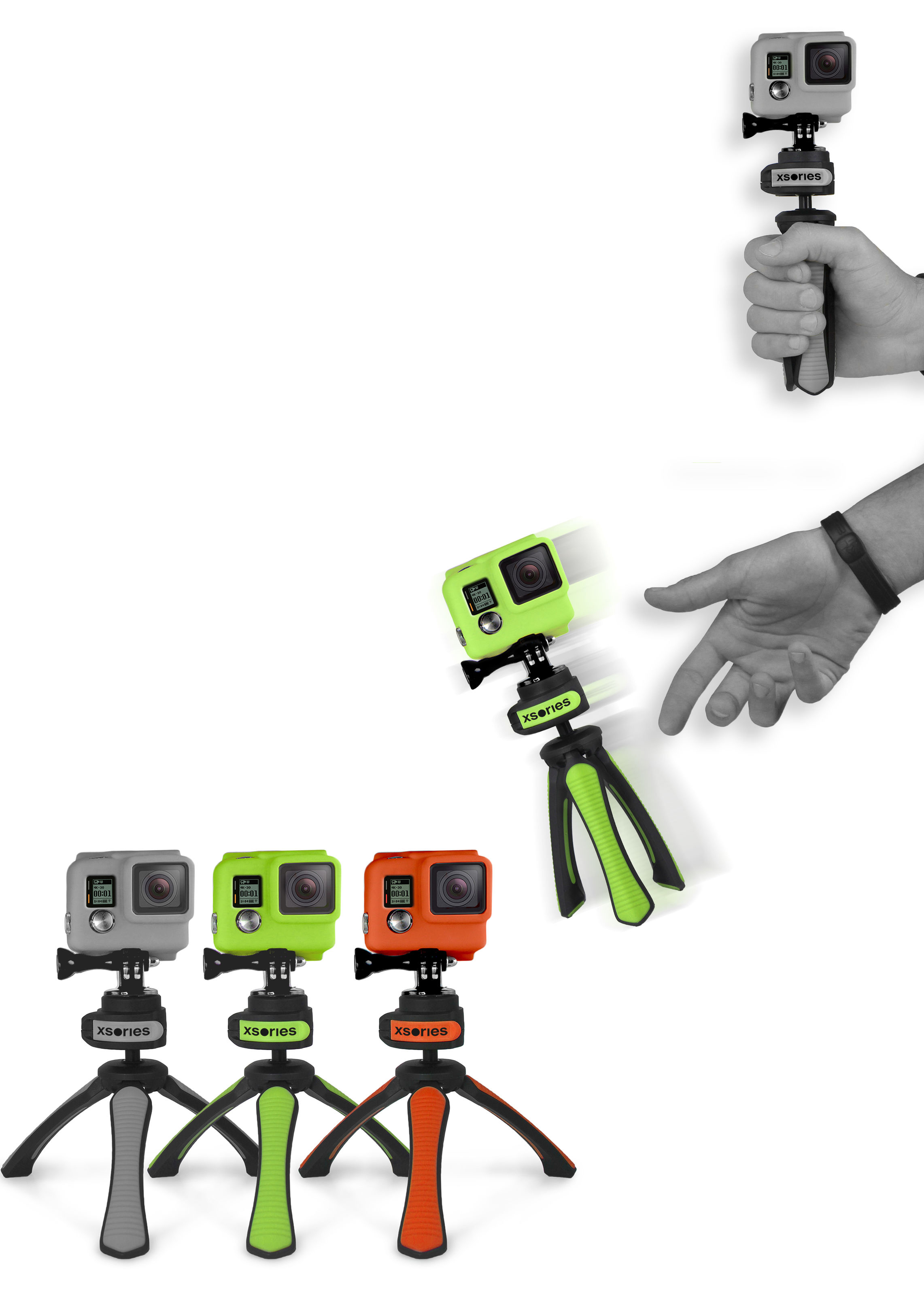 XSORIES QuickPod Dual Stativ, Grau