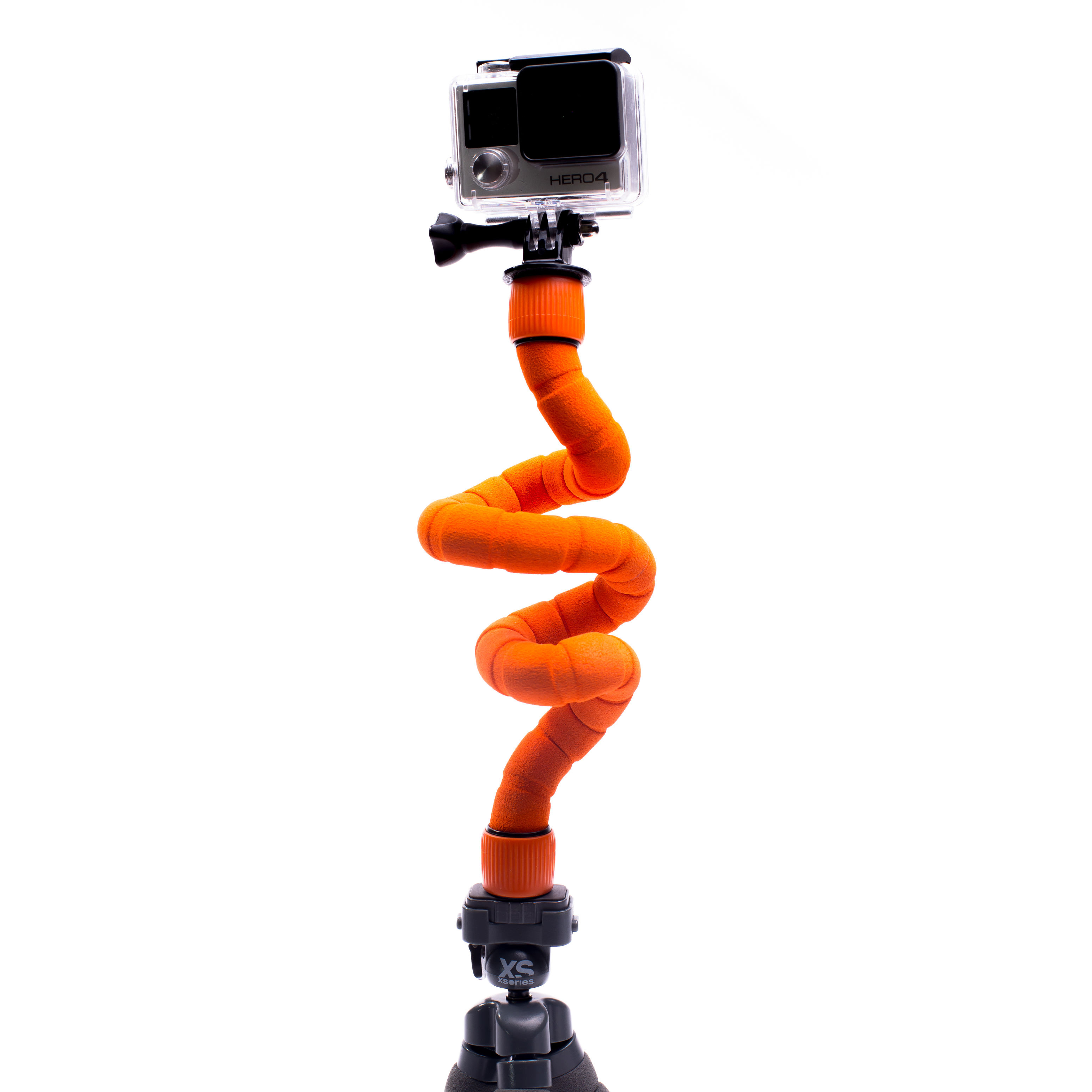 XSORIES Snake Bendy Einbein Stativ, Orange