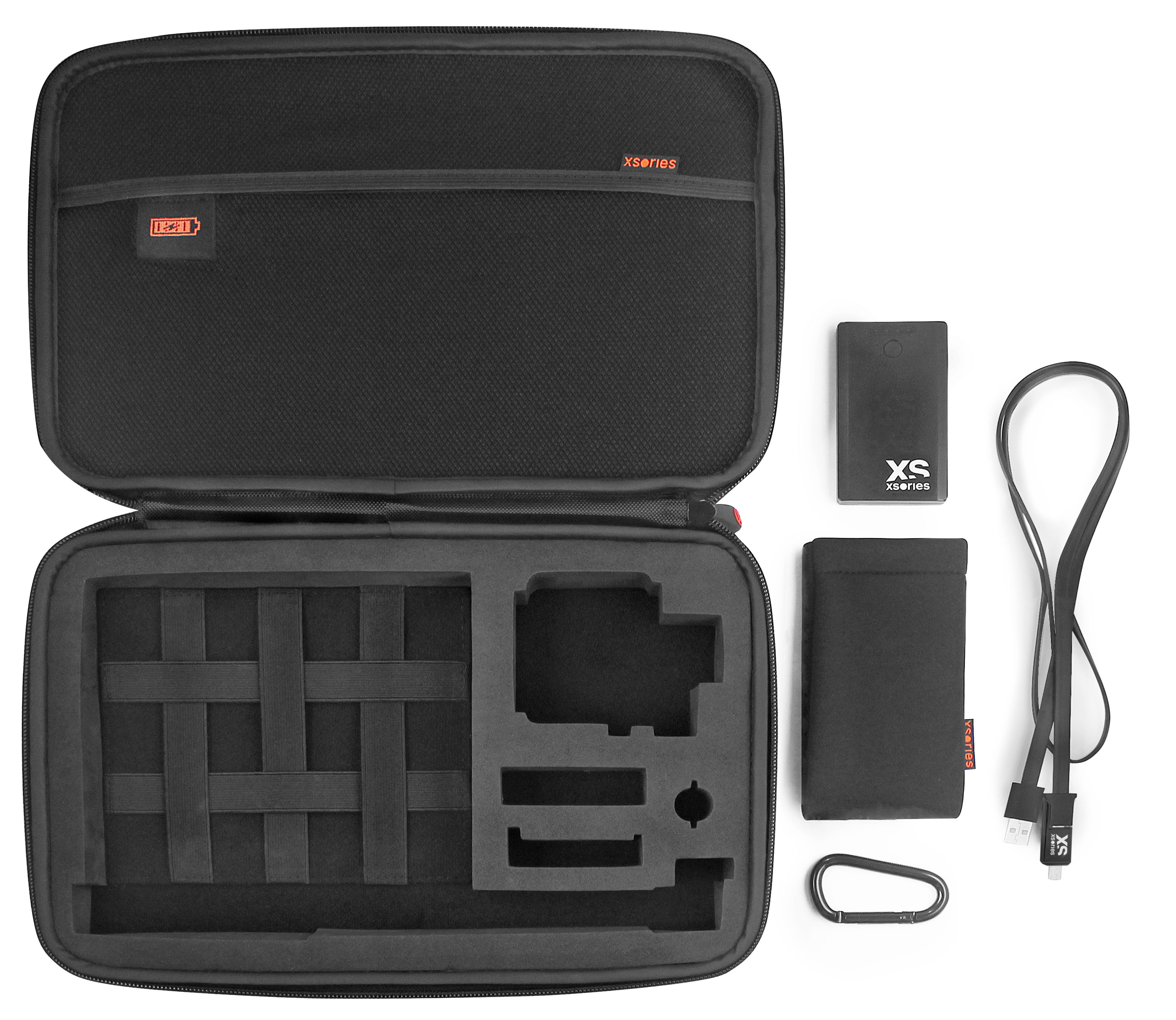 XSORIES Power Capxule Large, Tasche, Burgunderrot