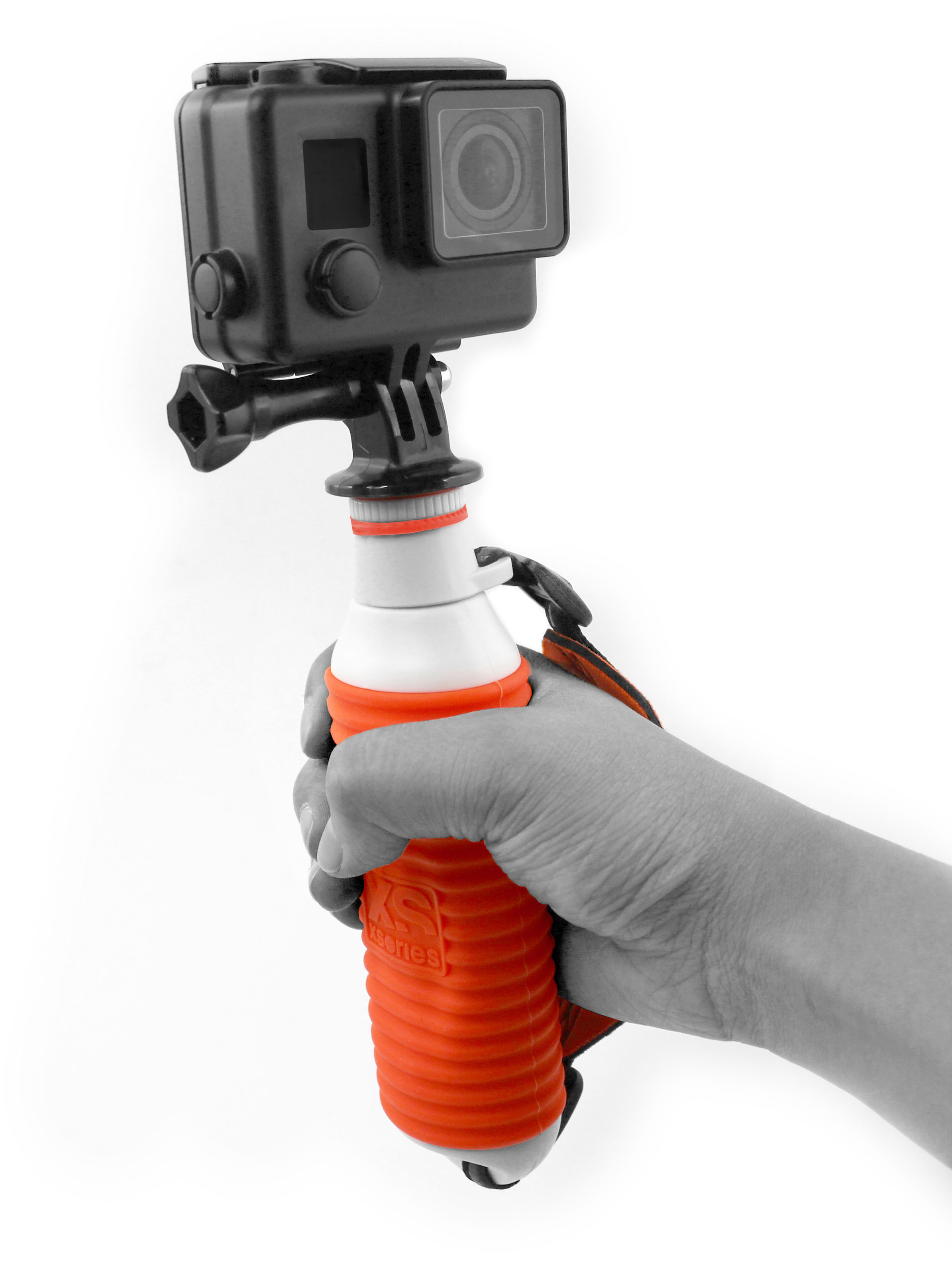XSORIES U-Float, Kameragriff, Weiß/Orange