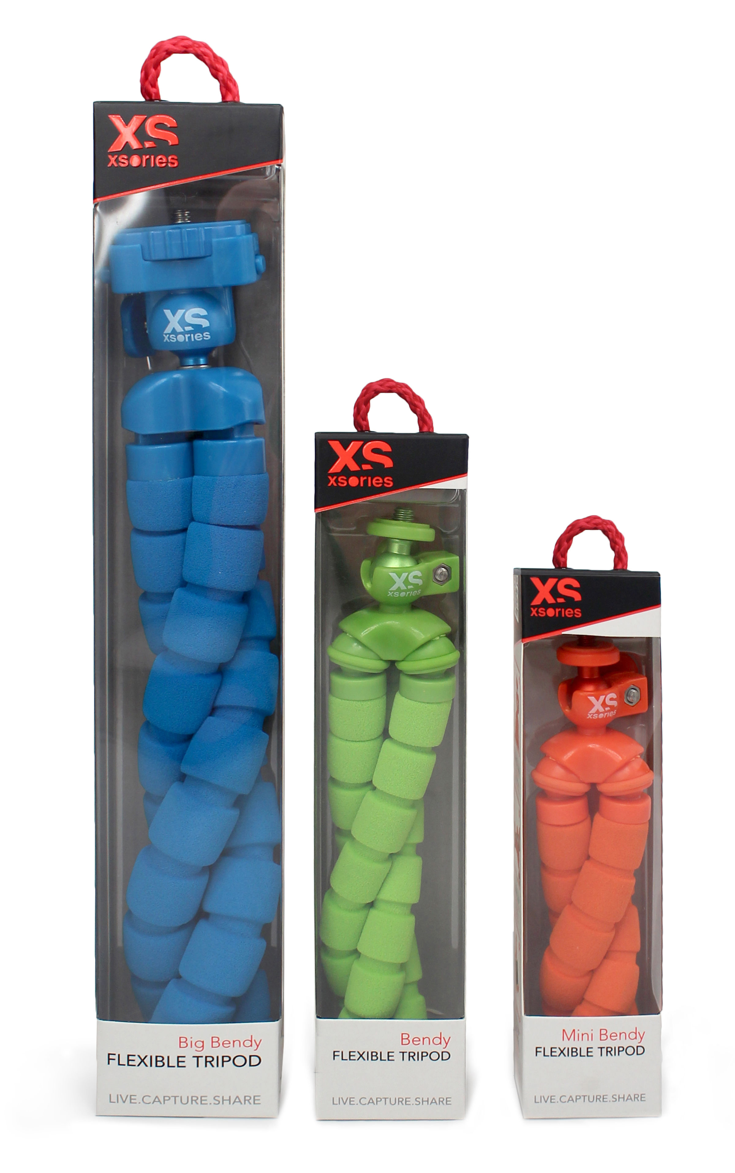 XSORIES BENDY Stativ, Blau