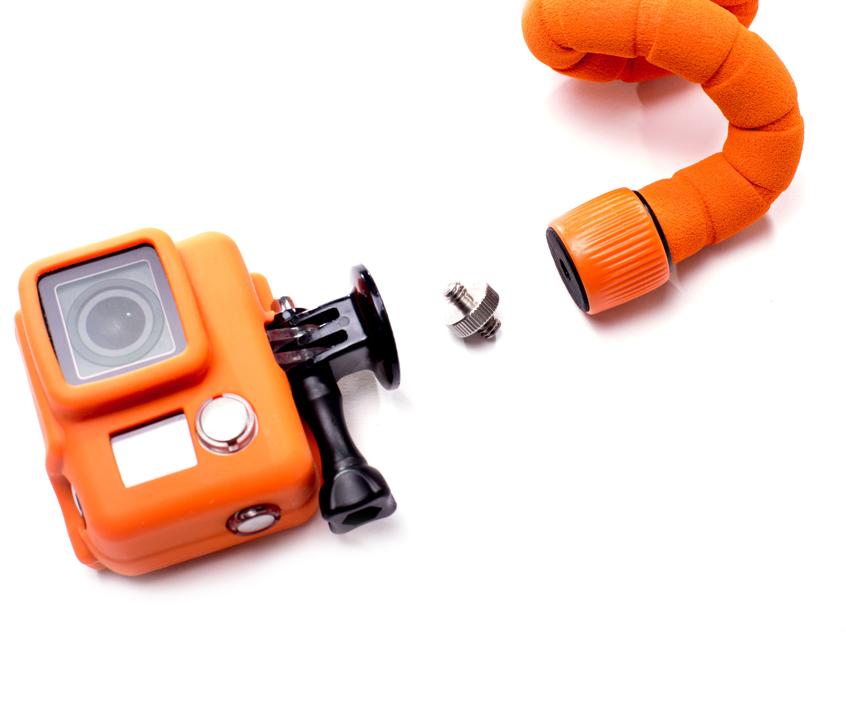 XSORIES Snake Bendy Einbein Stativ, Orange