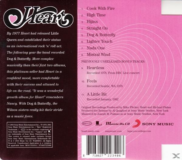 Heart - Dog Butterfly - (CD) 