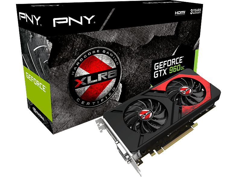 Grafikkarte Pny Geforce Gtx 960 2gb Xlr8 Oc Gaming Nvidia Grafikkarte Mediamarkt