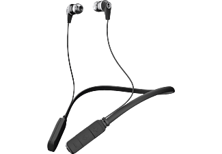 SKULLCANDY Ink'd Wireless - Bluetooth Kopfhörer mit Nackenbügel (In-ear, Schwarz/Grau)