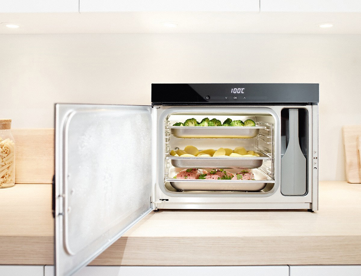 MIELE DG 6001 Dampfgarer, Schwarz)