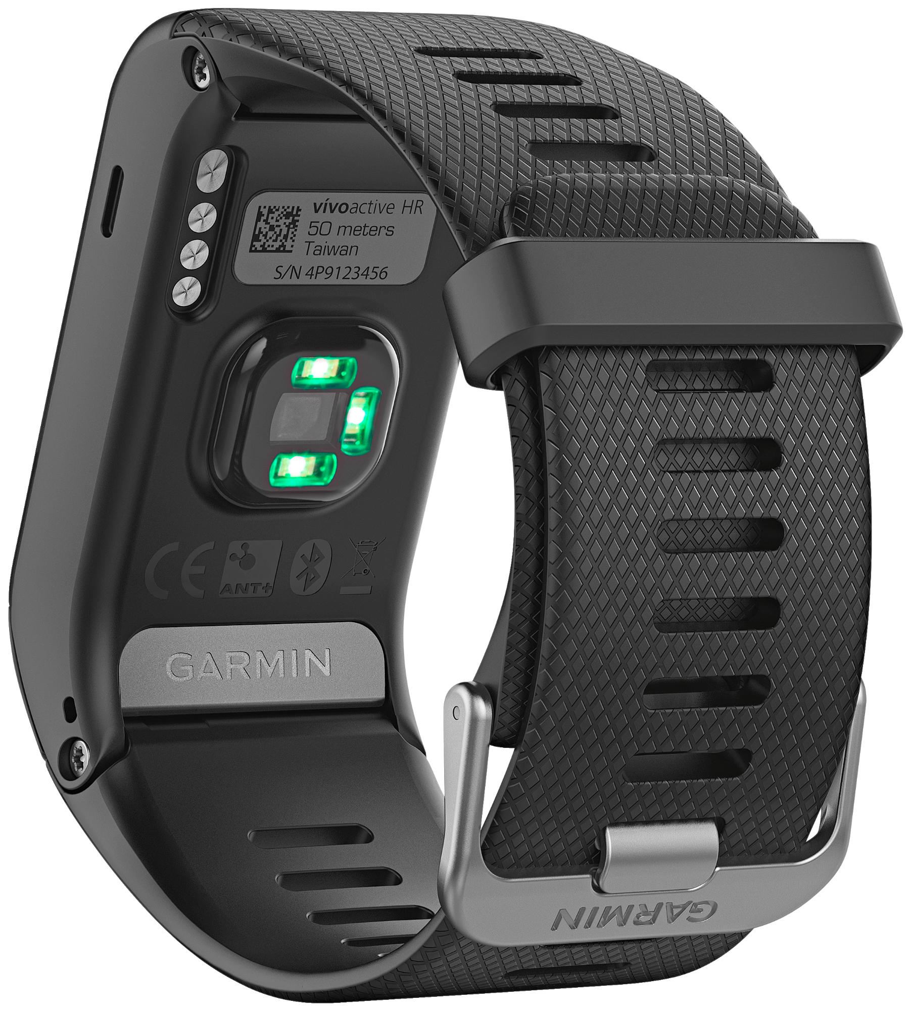 GARMIN Vivoactive HR Regular, Fitness Tracker, 137-195 mm, Schwarz
