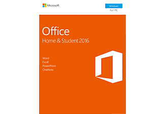 Microsoft Office Home and Student 2016 (Code in a Box) - PC - Deutsch