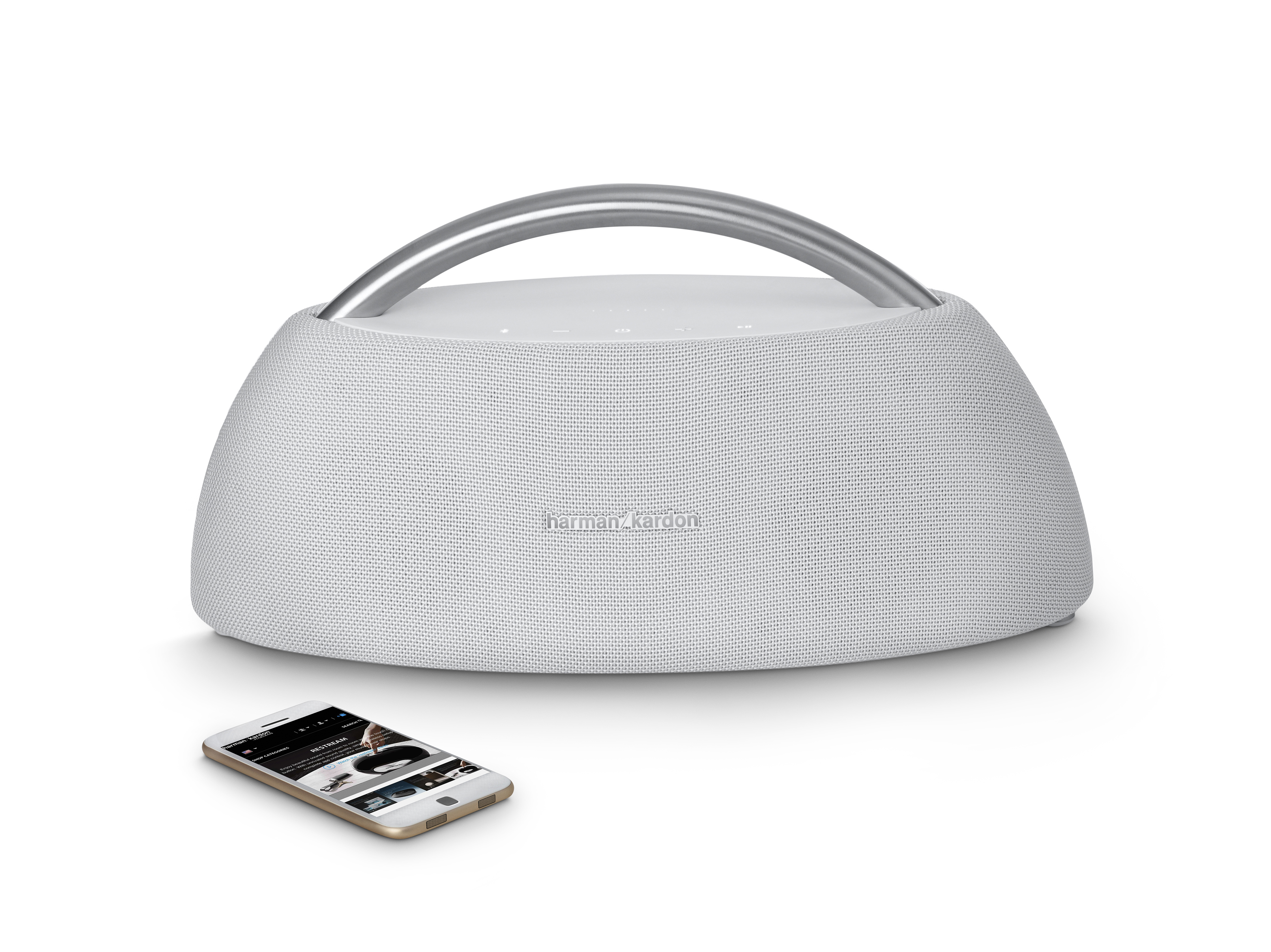 HARMAN/KARDON Go + Play - Altoparlante Bluetooth (Bianco)