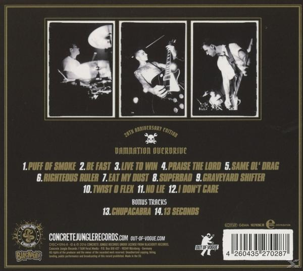 The Turbo A.c.'s - Damnation Overdrive-20th Anniversary Edition  - (CD)
