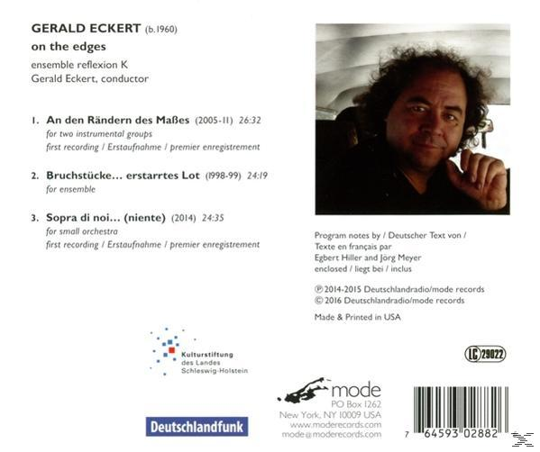 Gerald Eckert, Ensemble Reflexion K - On The Edges  - (CD)