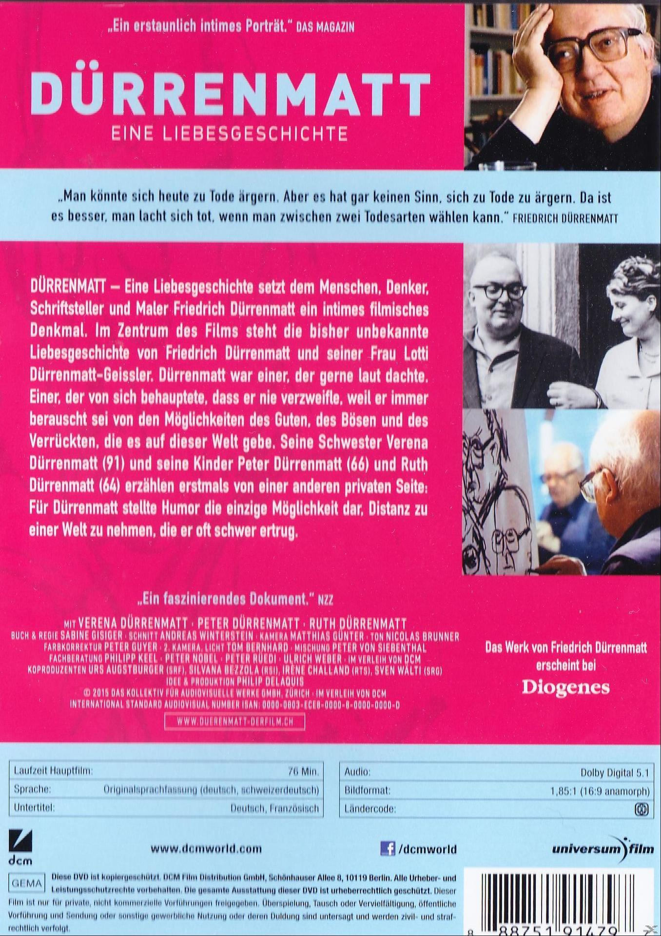 Dürrenmatt - Eine Liebesgeschichte DVD