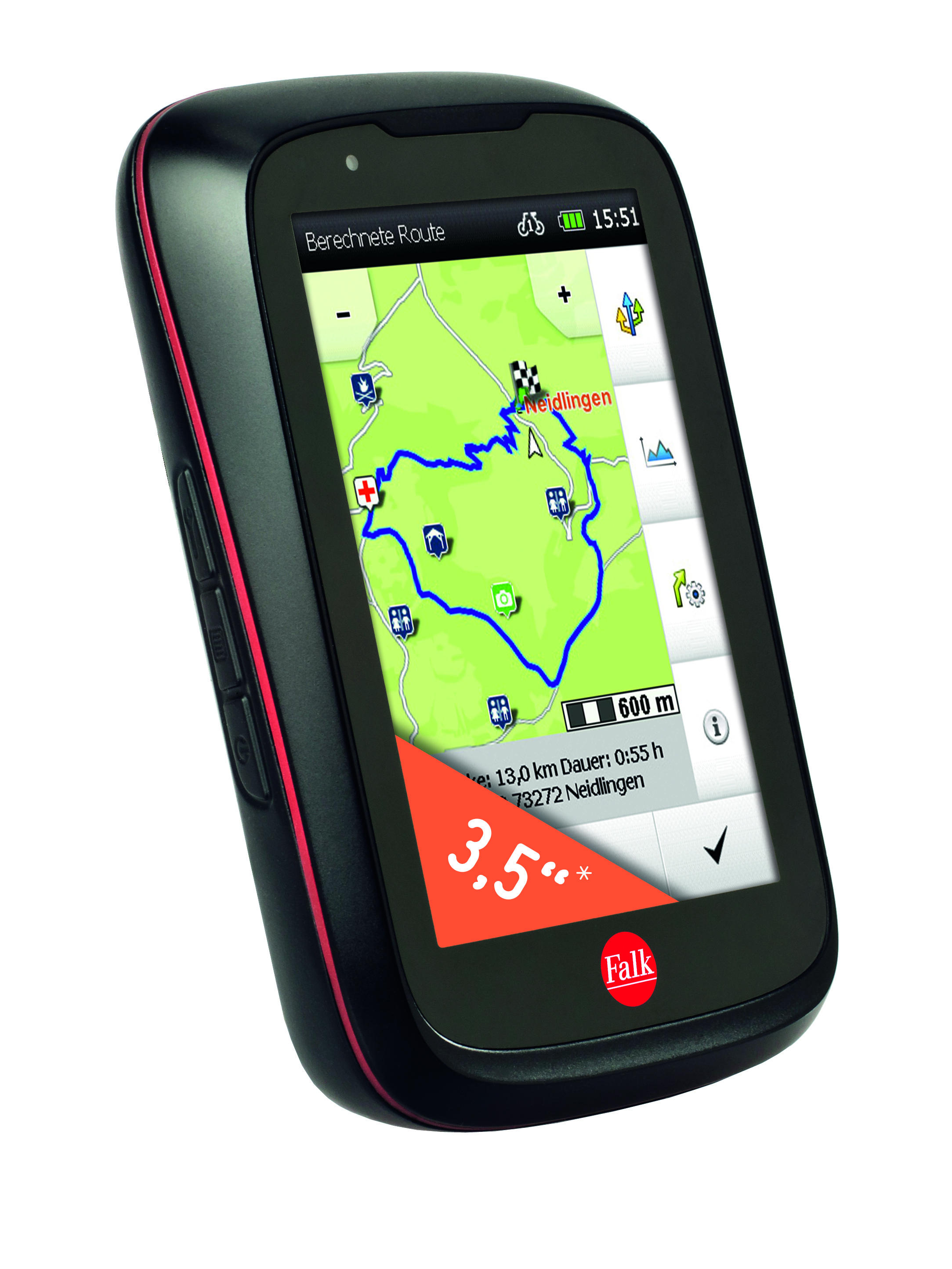FALK TIGER GEO Fahrrad, Outdoor, Geocaching Europa