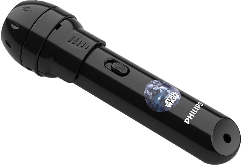 PHILIPS Star Wars projektoros zseblámpa, LED, fekete (71788/99/16)