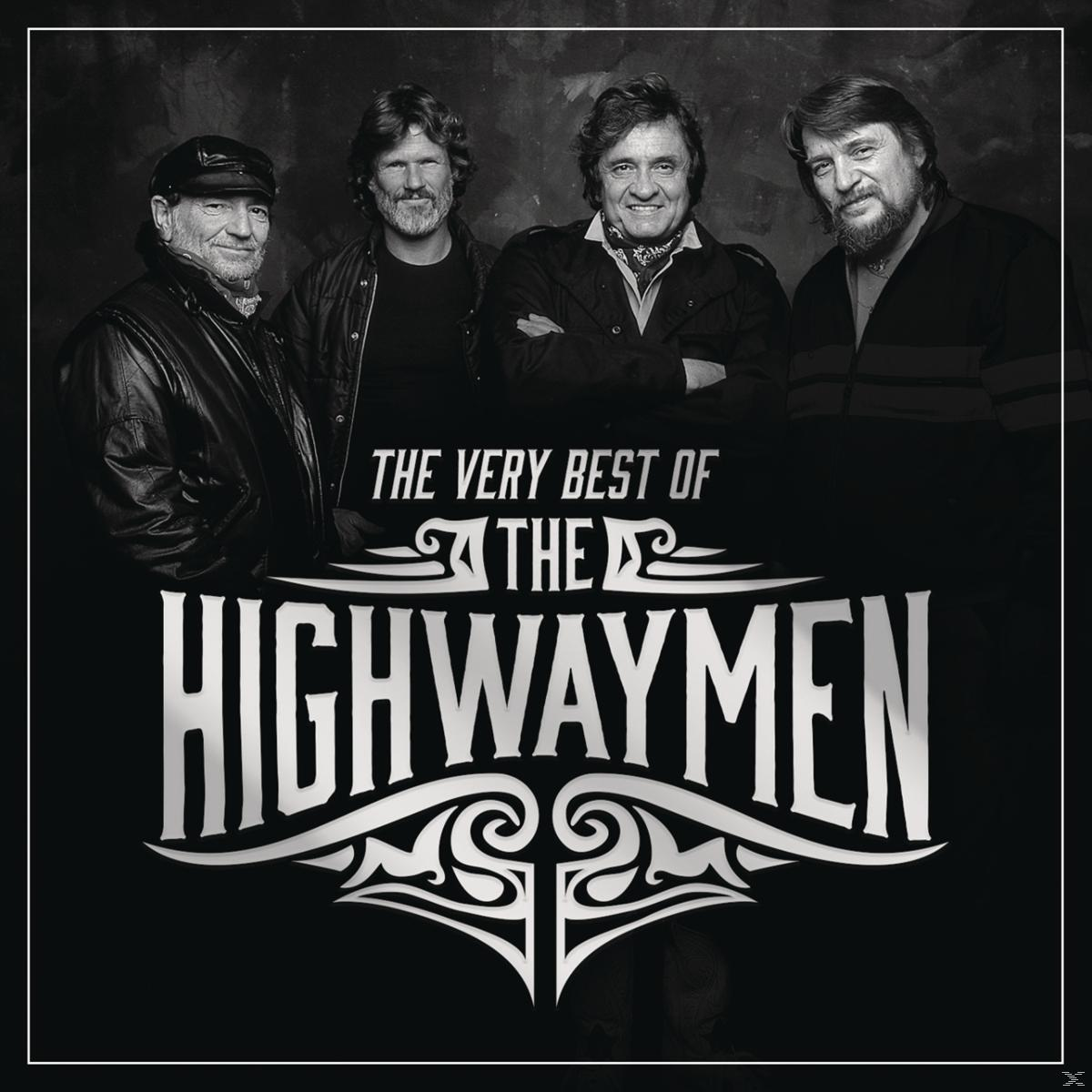 Schwarz-weiß Albumcover der Band The Highwaymen. Text in Weiß.