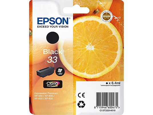 EPSON C13T33314012 - Cartuccia ad inchiostro (Nero)