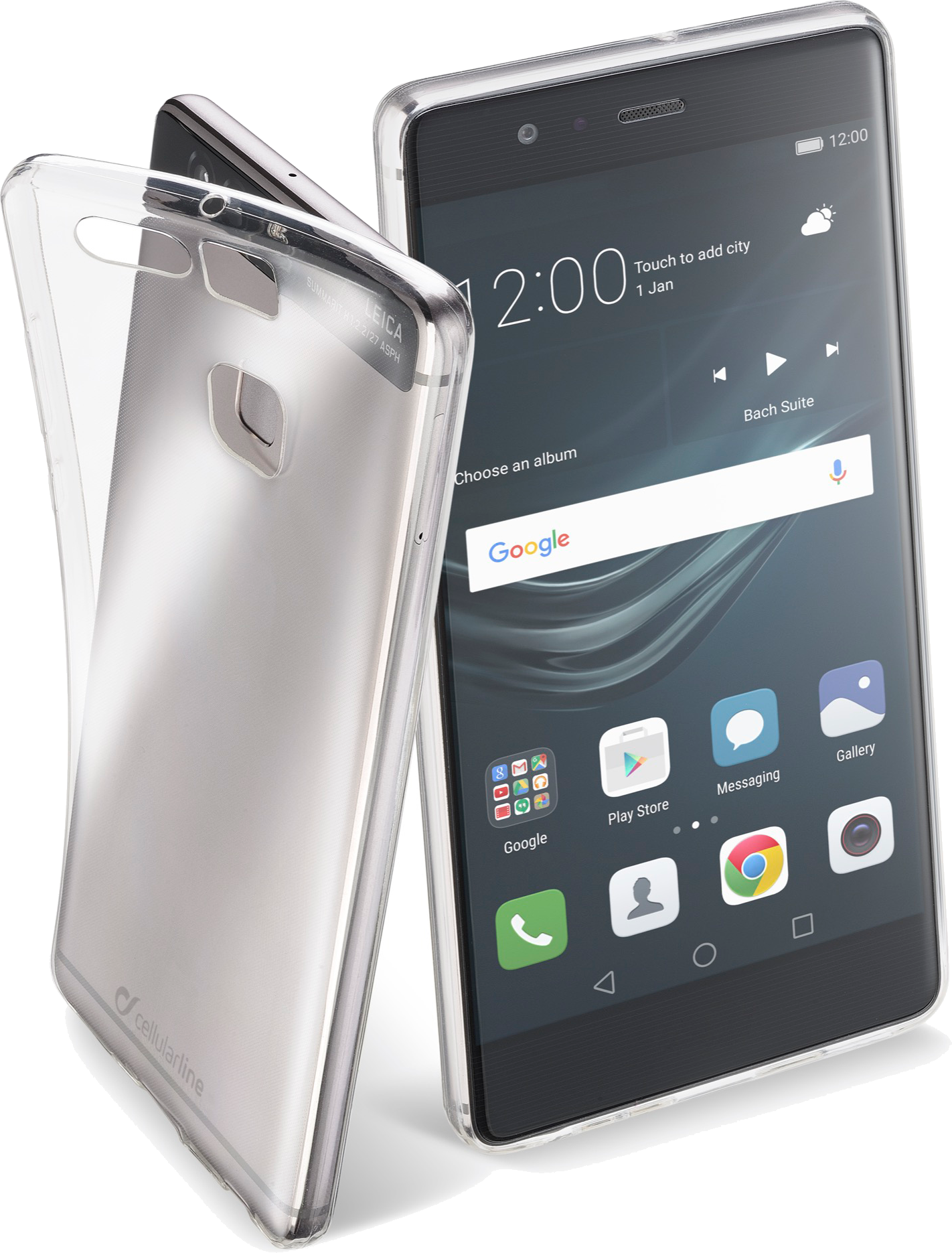 CELLULAR-LINE Fine Soft Ascend P9 Transparant afbeelding