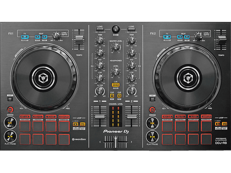Controladora DJ | Pioneer DDJ-RB, 2 canales, Negro | MediaMarkt