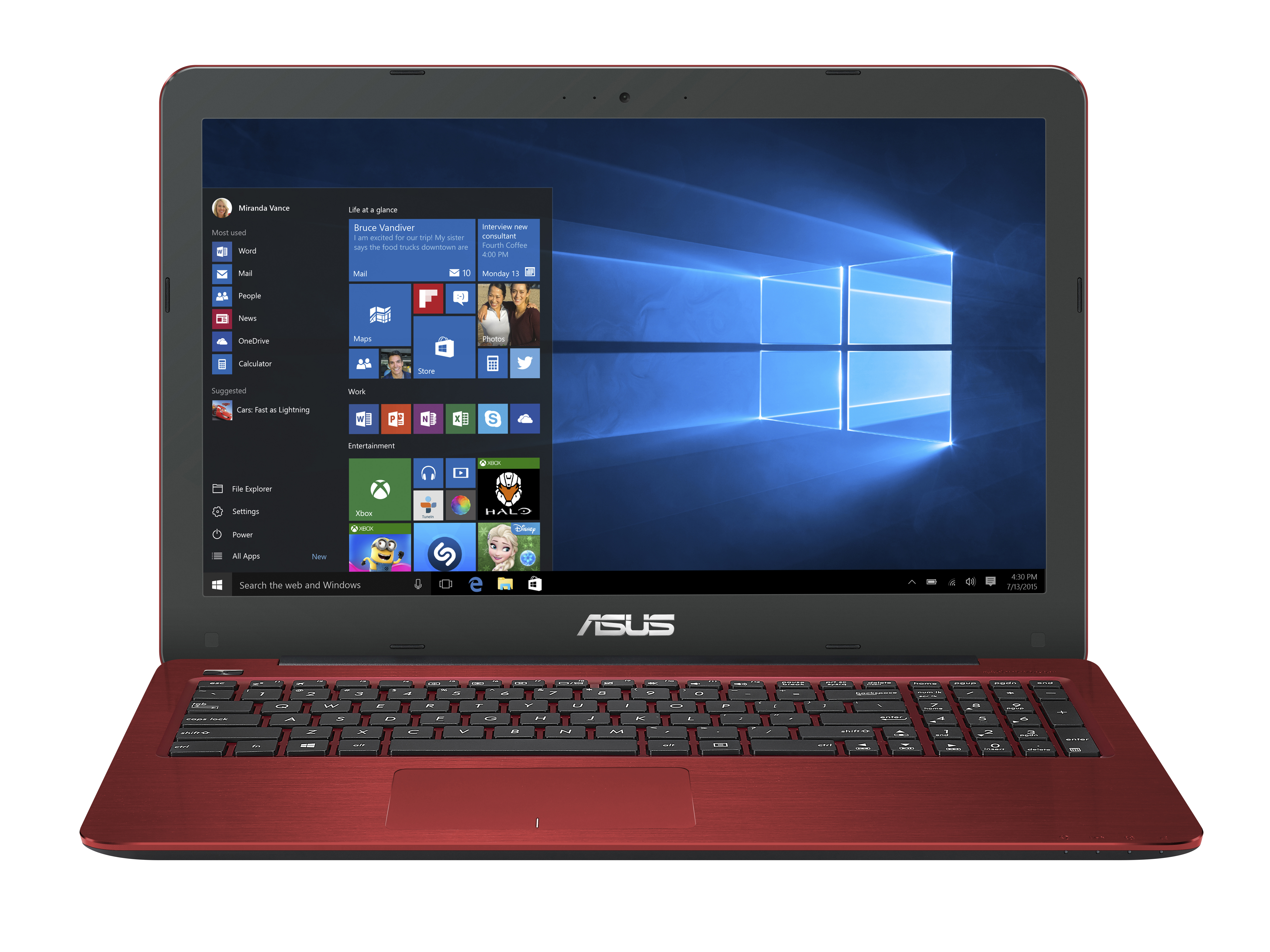 ASUS R558UQ-X0165T - 15,6 Zoll - Intel® Core™ i5 i5-6200U - 8 GB - 500 GB - Windows 10 Home (64 Bit)