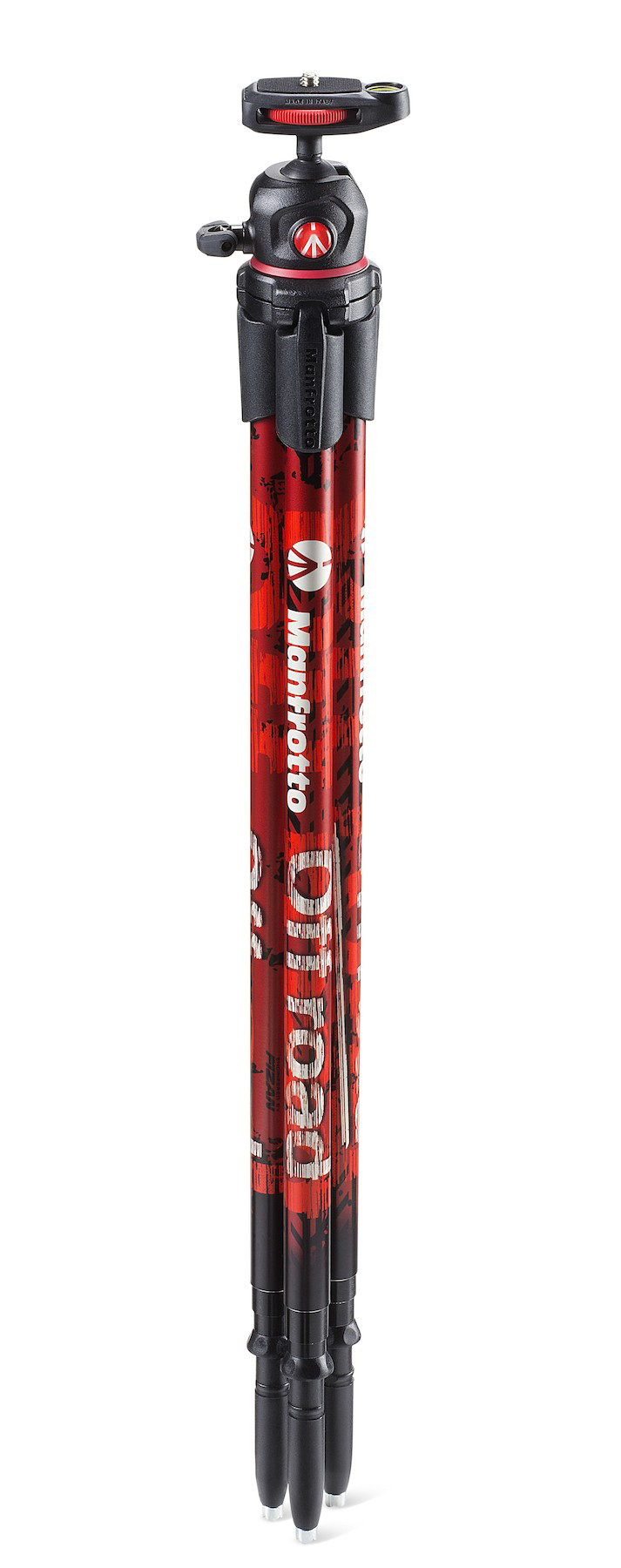 MANFROTTO MKOFFROADR Stativ, Rot, Höhe offen bis 1220 mm