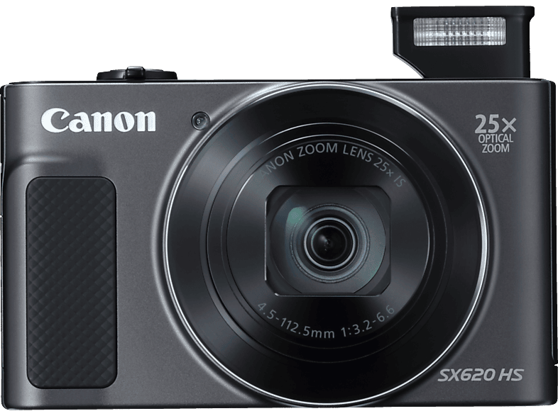 CANON PowerShot SX620 HS Digitalkamera Schwarz, 25fach opt. Zoom