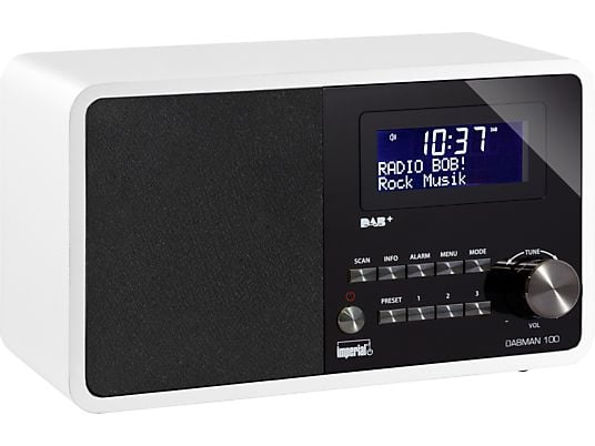 IMPERIAL Dabman 100 - Radio digitale (DAB+, Bianco)