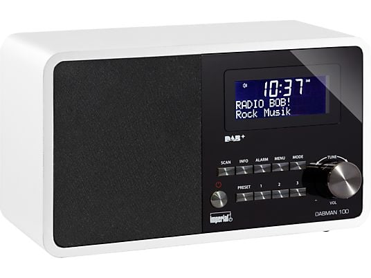 IMPERIAL Dabman 100 - Digitalradio (DAB+, Weiss)