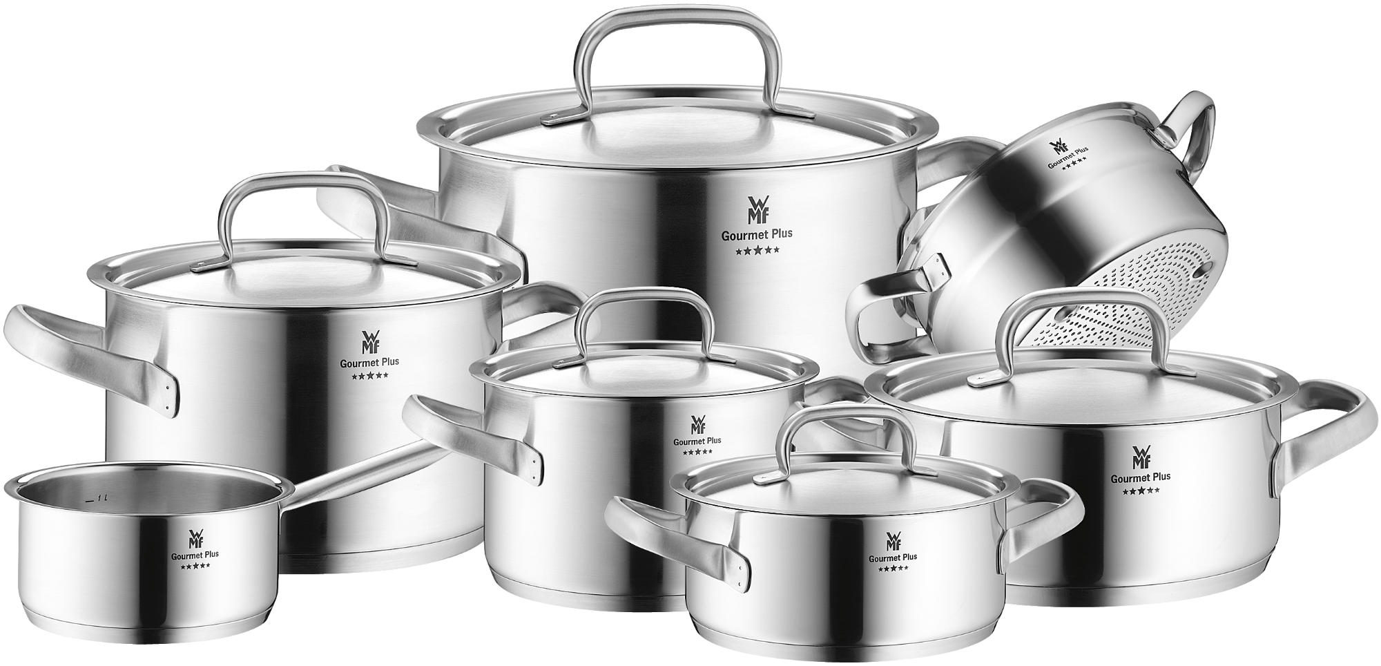 WMF Topfset Gourmet Plus - Set pentole (Argento)
