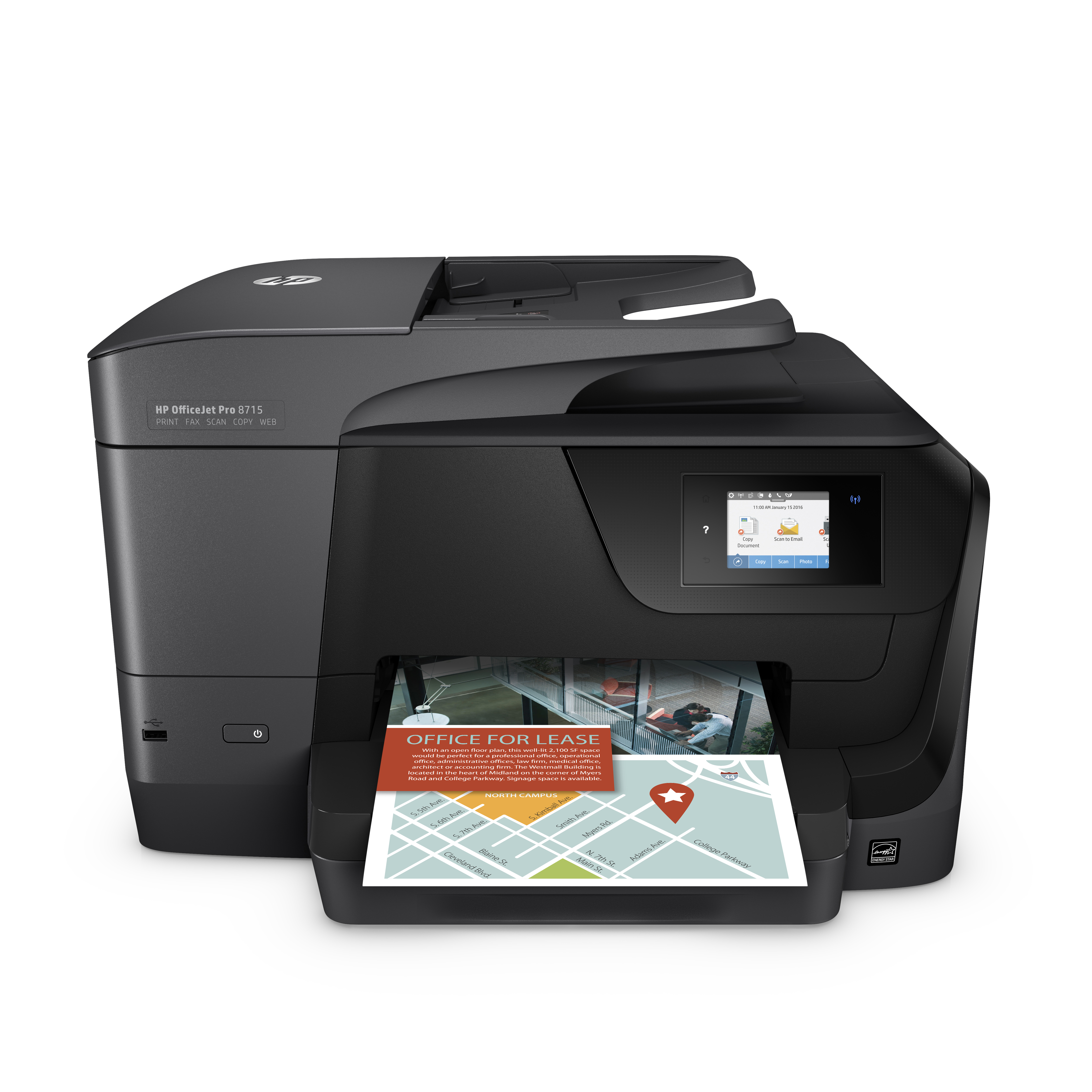 HP OfficeJet Pro 8715 (Instant Ink) 4-in-1 Multifunktionsdrucker