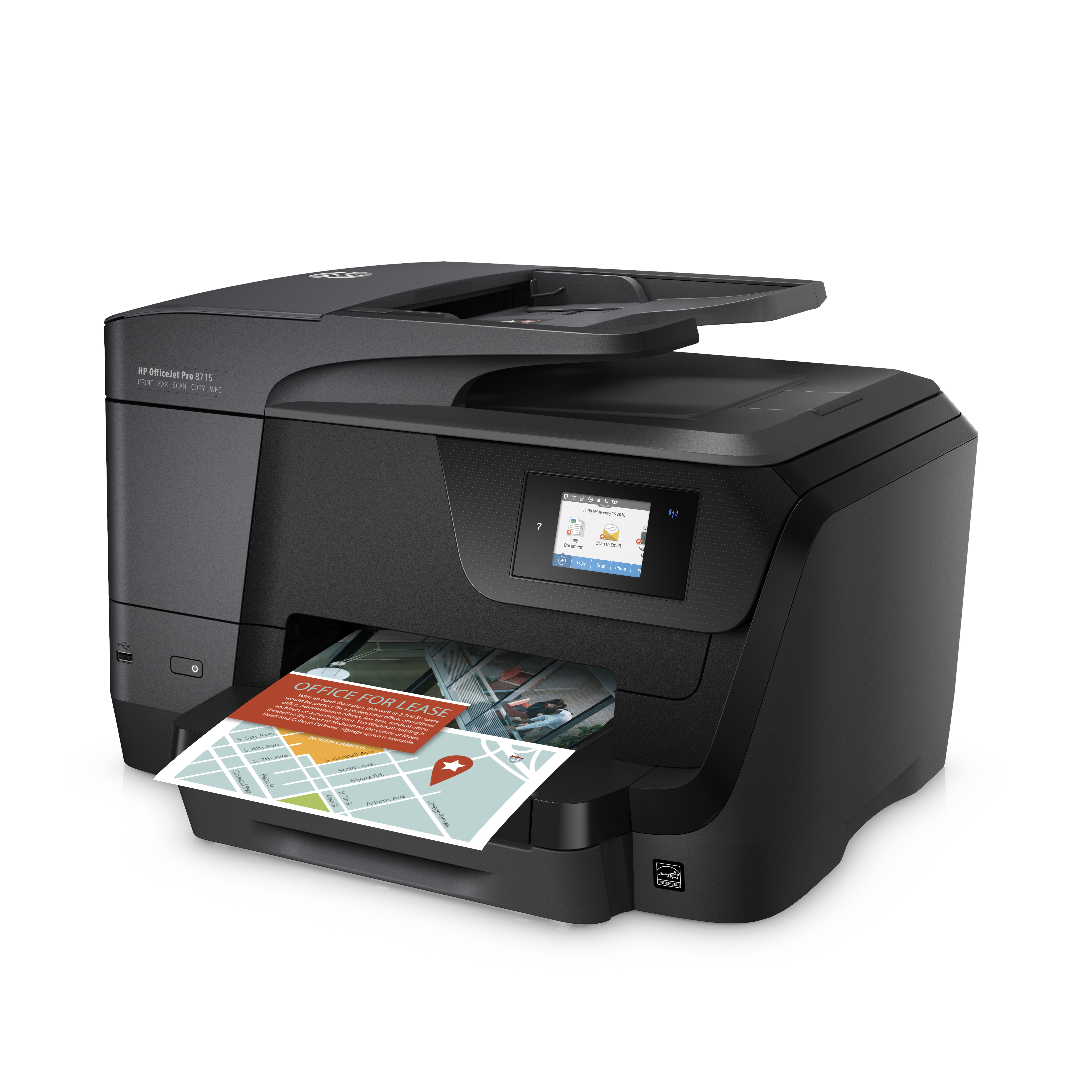 HP OfficeJet Pro 8715 (Instant Ink) 4-in-1 Multifunktionsdrucker