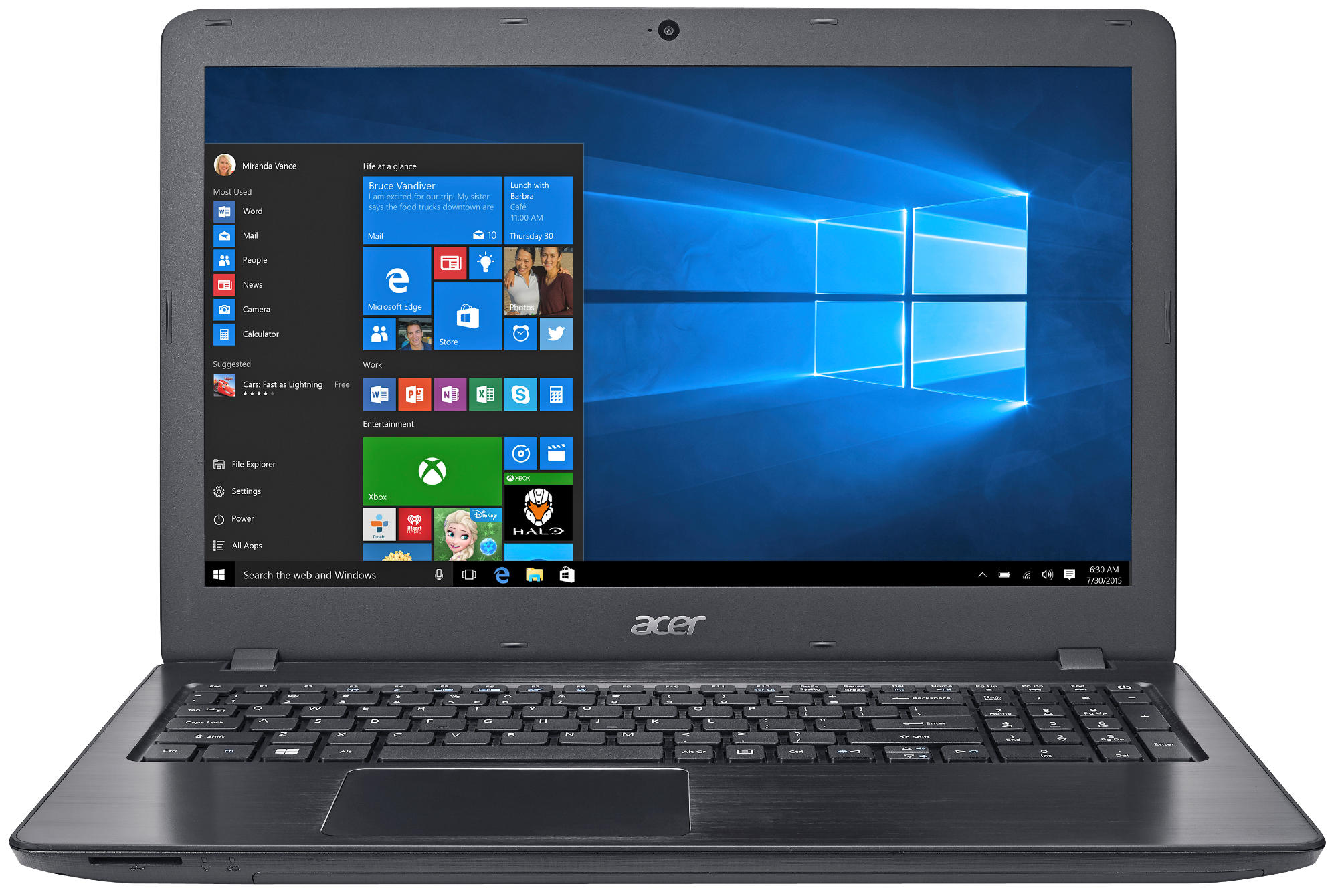 ACER Aspire F 15 (F5-573G-71FH) - 15,6 Zoll - Intel® Core™ i7 i7-7500U - 8 GB - 512 GB - NVIDIA GeForce® GTX 950 - Windows 10 Home (64 Bit)