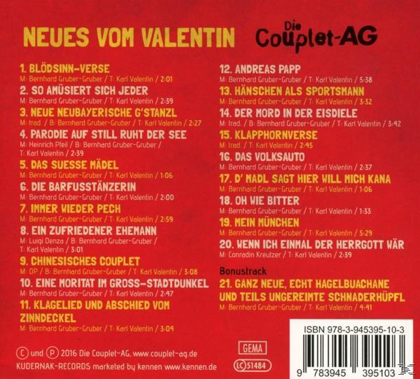 Album-Rückseite mit deutschem Text, einschließlich Songtiteln und Credits.