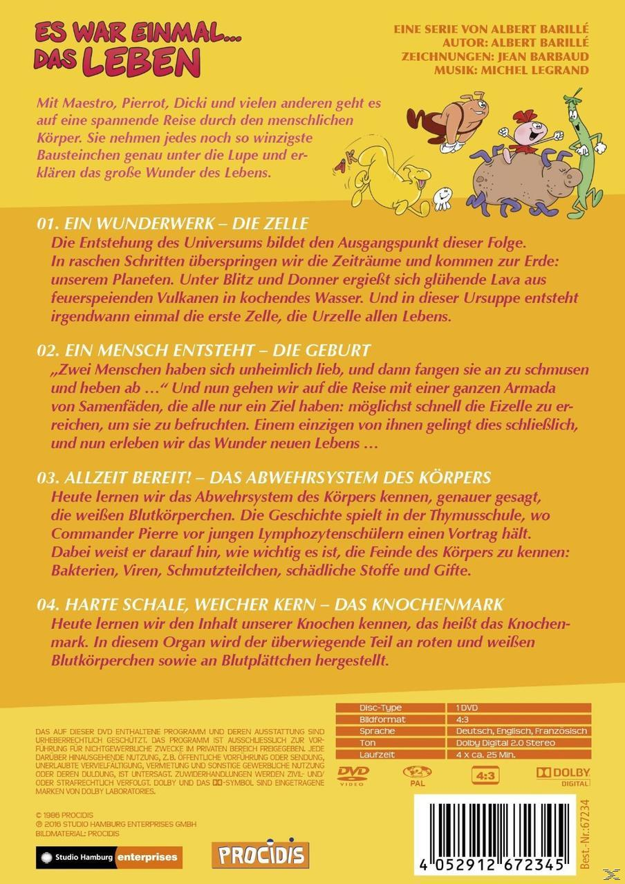 Rückseite einer DVD-Hülle mit Text auf Deutsch. Es sind mehrere Zeichentrickfiguren zu sehen.