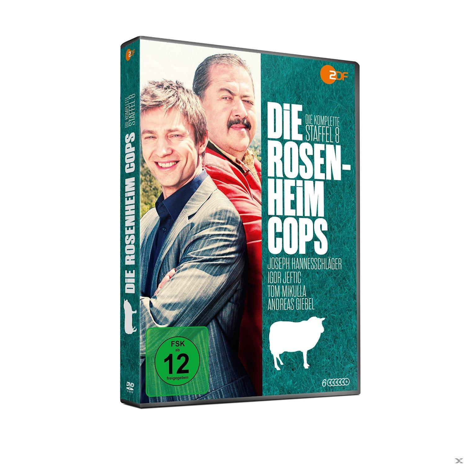 DVD-Cover mit zwei Männern, Text für eine Fernsehserie und einer Schafgrafik, grüner Hintergrund.