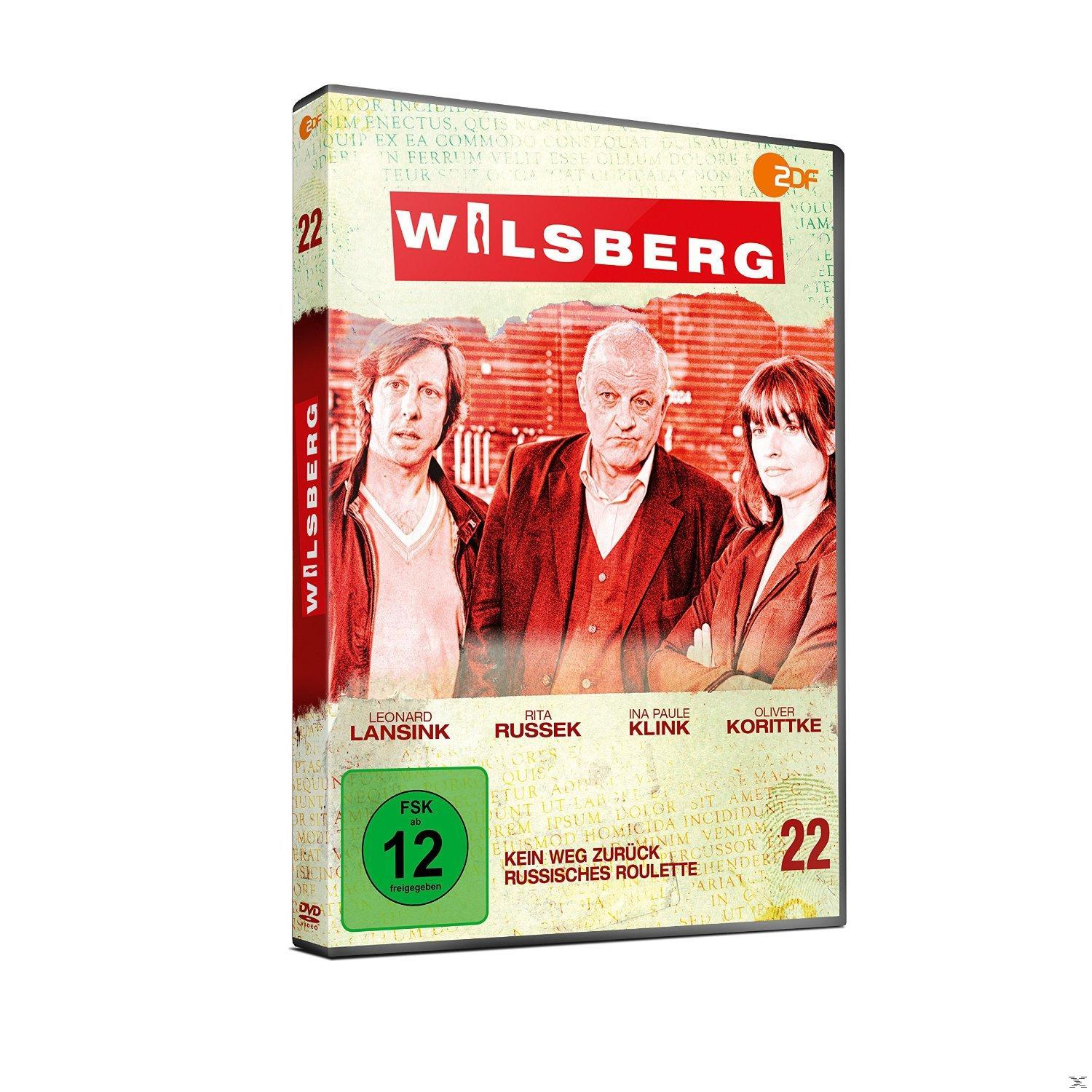 DVD-Cover von 'Wilsberg', drei Personen, Text und ein Bewertungssiegel.