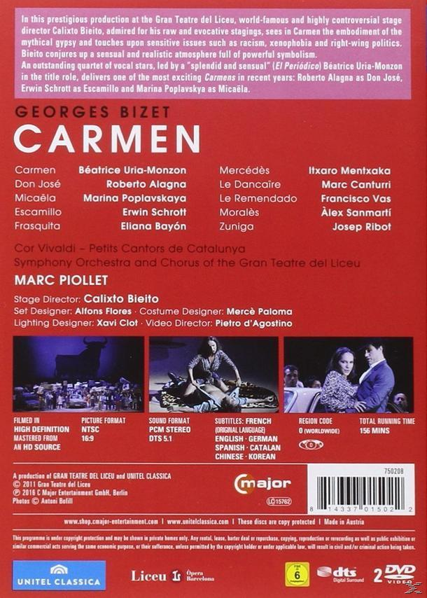 VARIOUS, Gran Teatre del Liceu Carmen - - Orchestra (DVD) Symphony