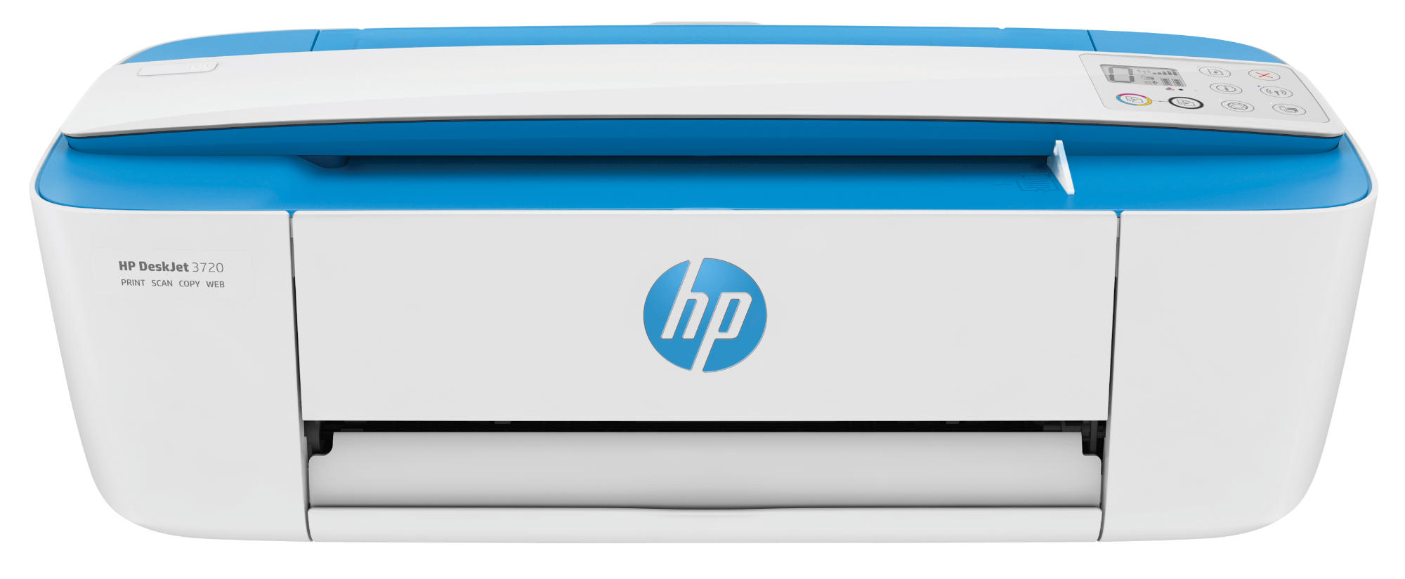 Impresora multifunción - HP Deskjet 3720, Escáner, WiFi, USB 2.0, Azul